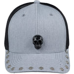 Custom Chop Shop Accessory Wornstar Custom Trucker Hat - Gray - One of a Kind