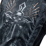 Custom Chop Shop Jacket Wornstar Custom Vest - Bullet Saint - Ready to Ship - Size Large
