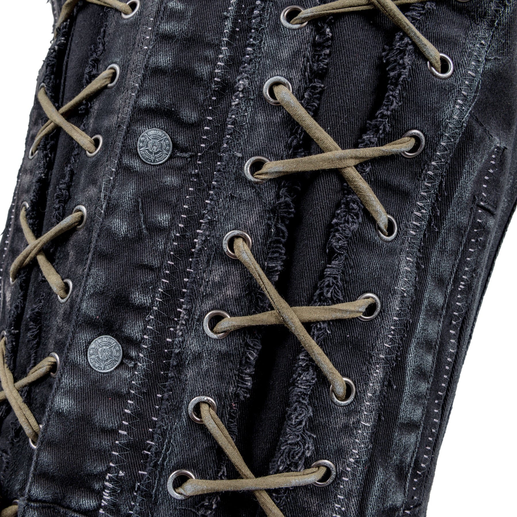 Custom Chop Shop Jacket Wornstar Custom Vest - Bullet Saint - Ready to Ship - Size Large