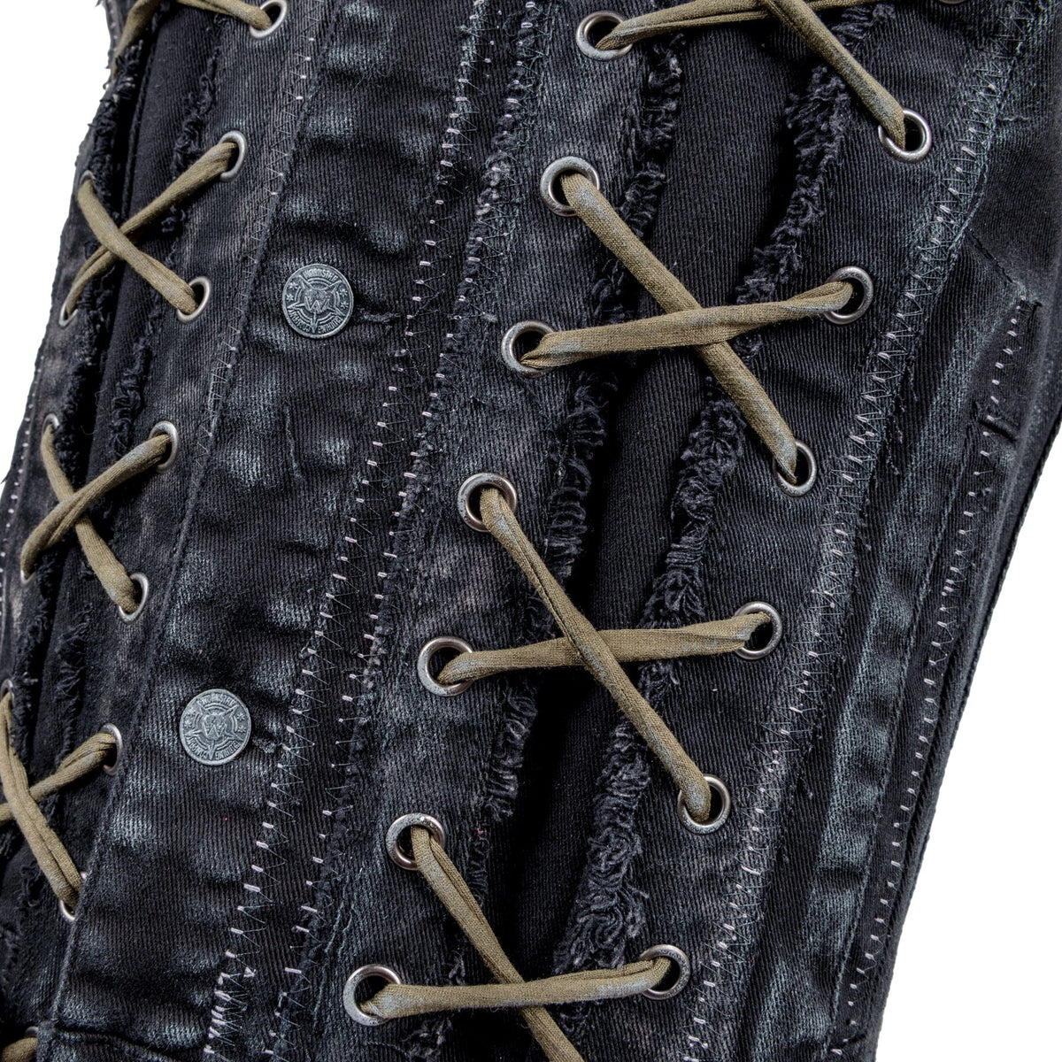 Custom Chop Shop Jacket Wornstar Custom Vest - Bullet Saint - Ready to Ship - Size Large