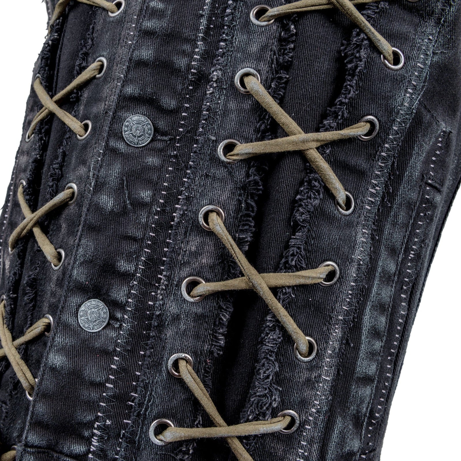 Custom Chop Shop Jacket Wornstar Custom Vest - Bullet Saint - Ready to Ship - Size Large