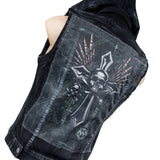 Custom Chop Shop Jacket Wornstar Custom Vest - Bullet Saint - Ready to Ship - Size Large