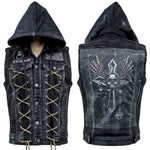 Custom Chop Shop Jacket Wornstar Custom Vest - Bullet Saint - Ready to Ship - Size Large