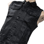Custom Chop Shop Jacket Wornstar Custom Vest - Distressed Waxed - Ready to Ship