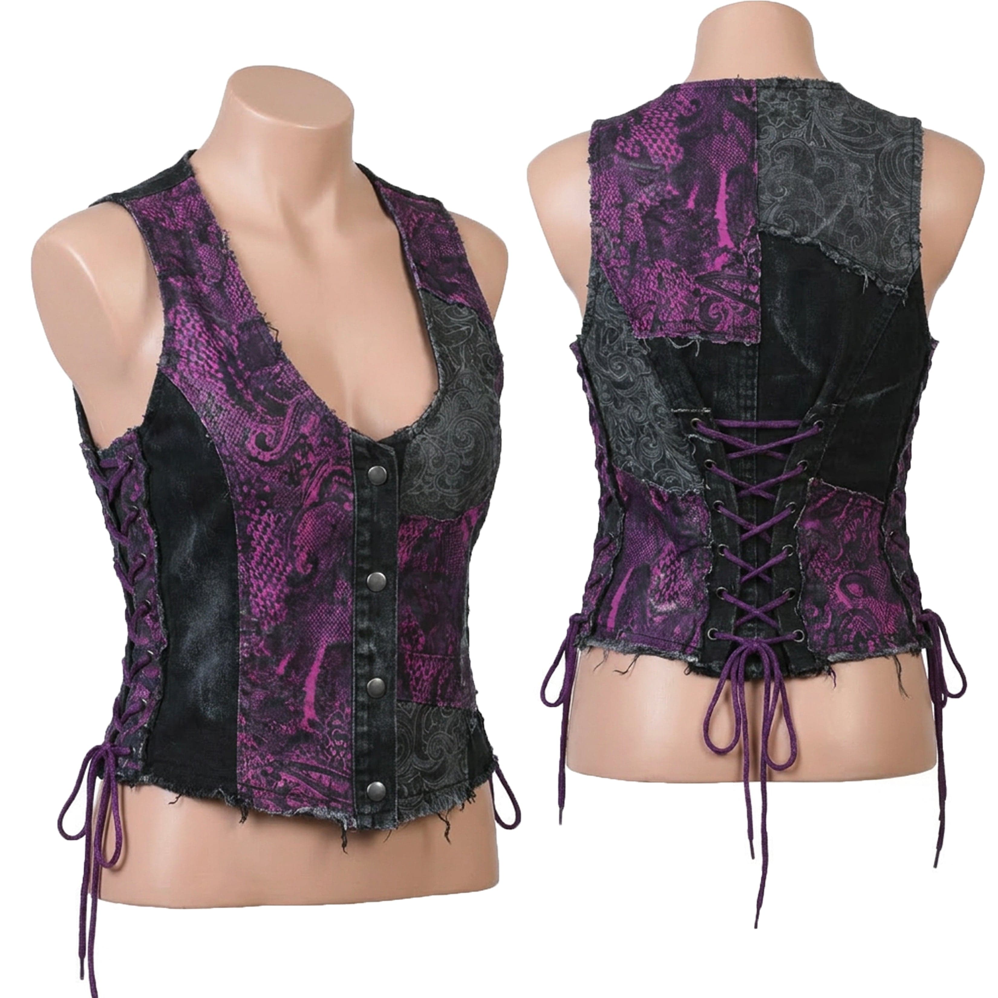 Custom Chop Shop Jacket Wornstar Custom Vest - Lacie - Hot Pink