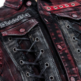 Custom Chop Shop Jacket Wornstar Custom Vest - Muerte - Ready to Ship - Size Large