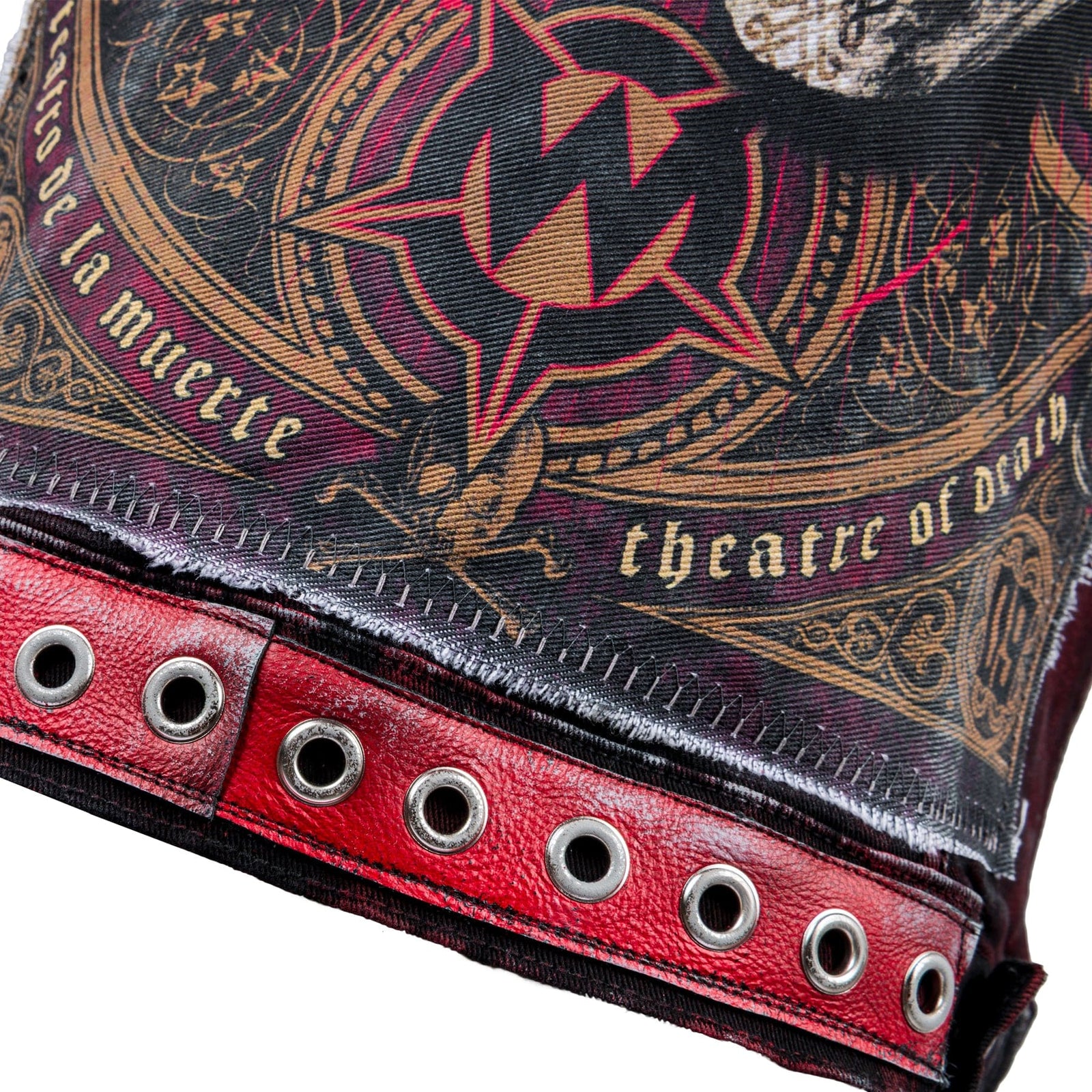 Custom Chop Shop Jacket Wornstar Custom Vest - Muerte - Ready to Ship - Size Large