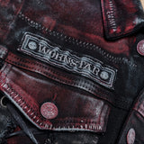 Custom Chop Shop Jacket Wornstar Custom Vest - Muerte - Ready to Ship - Size Large