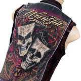 Custom Chop Shop Jacket Wornstar Custom Vest - Muerte - Ready to Ship - Size Large
