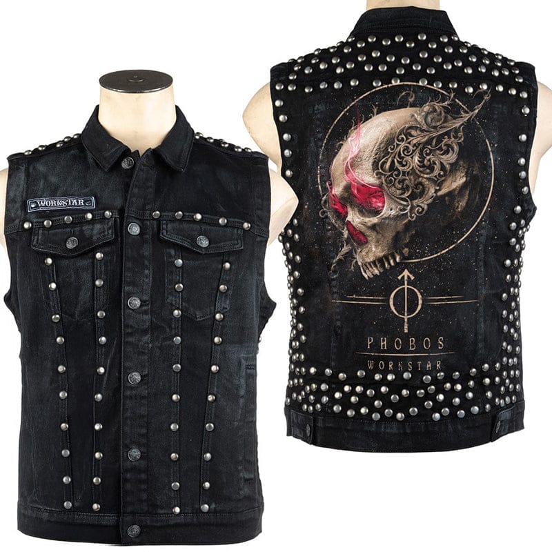 Custom Chop Shop Jacket Wornstar Custom Vest - Phobos