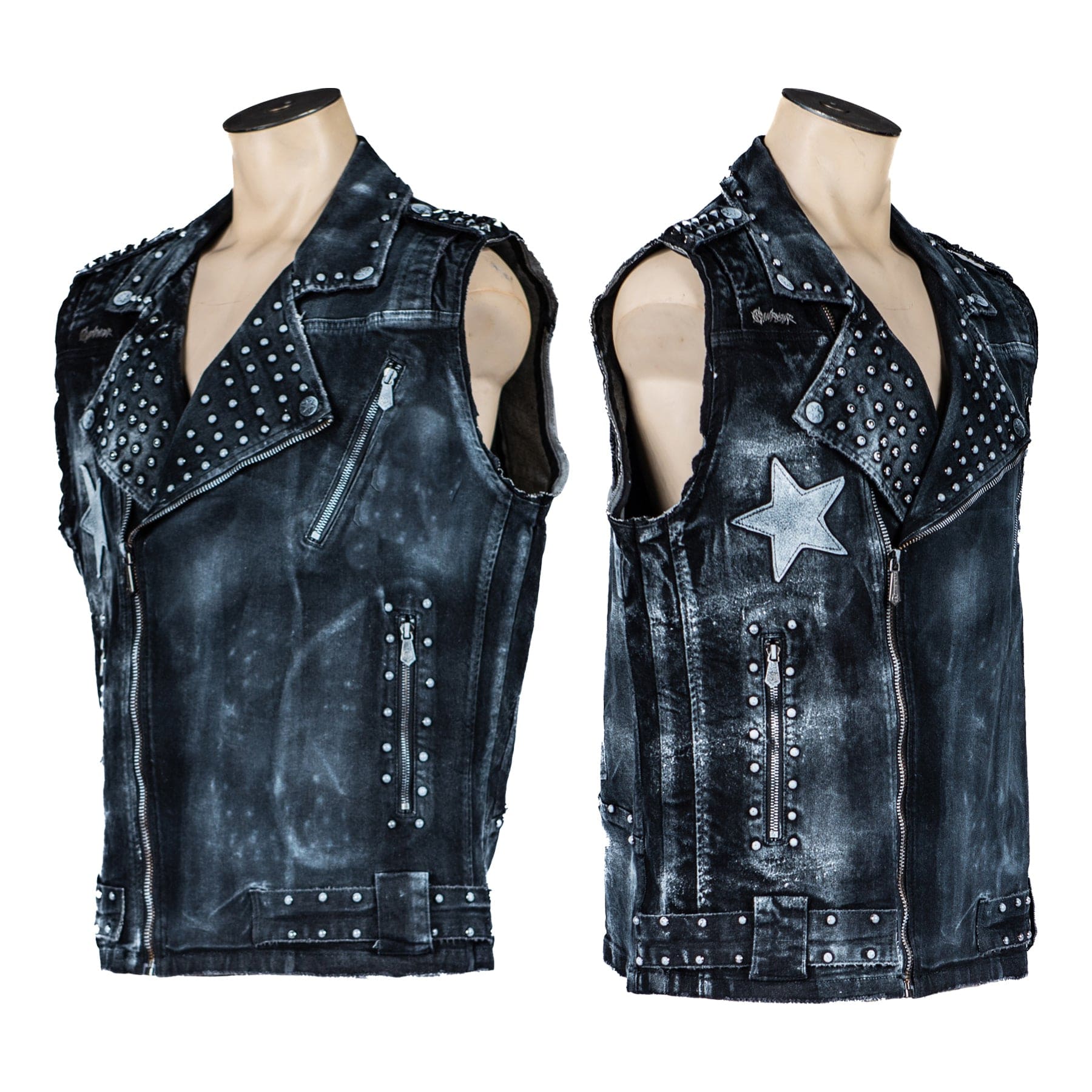 Custom Chop Shop Jacket Wornstar Custom Vest - Raiden