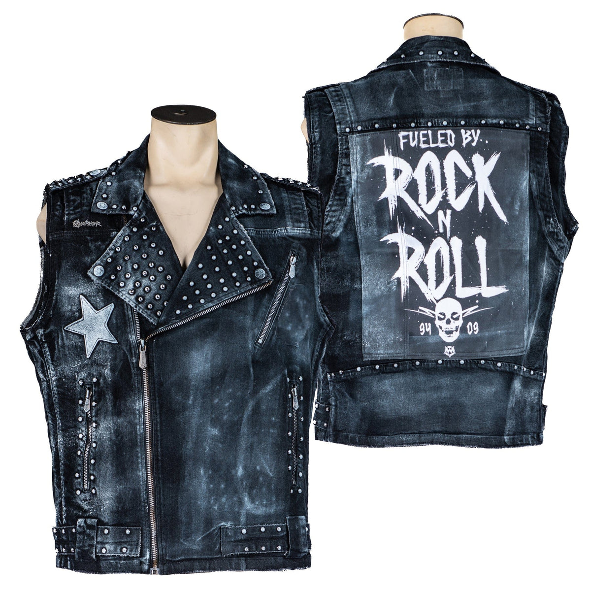 Custom Chop Shop Jacket Wornstar Custom Vest - Raiden