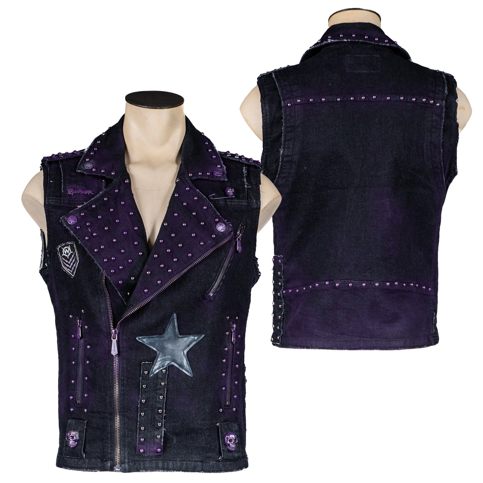 Custom Chop Shop Jacket Wornstar Custom Vest - REX