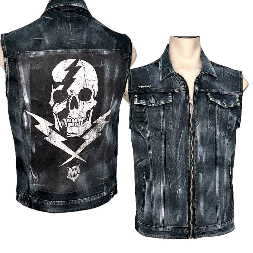 Custom Chop Shop Jacket Wornstar Custom Vest - Thunderstruck