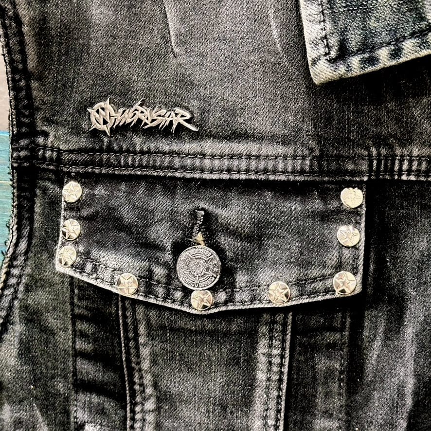 Custom Chop Shop Jacket Wornstar Custom Vest - Thunderstruck