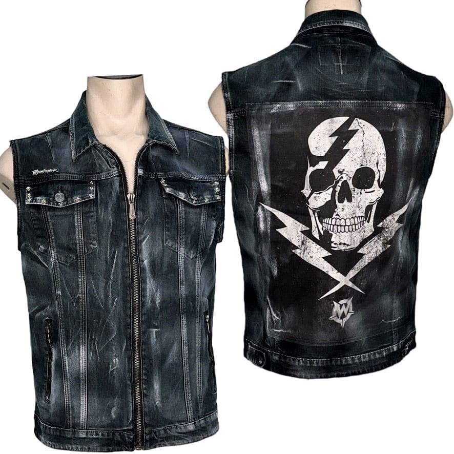 Custom Chop Shop Jacket Wornstar Custom Vest - Thunderstruck