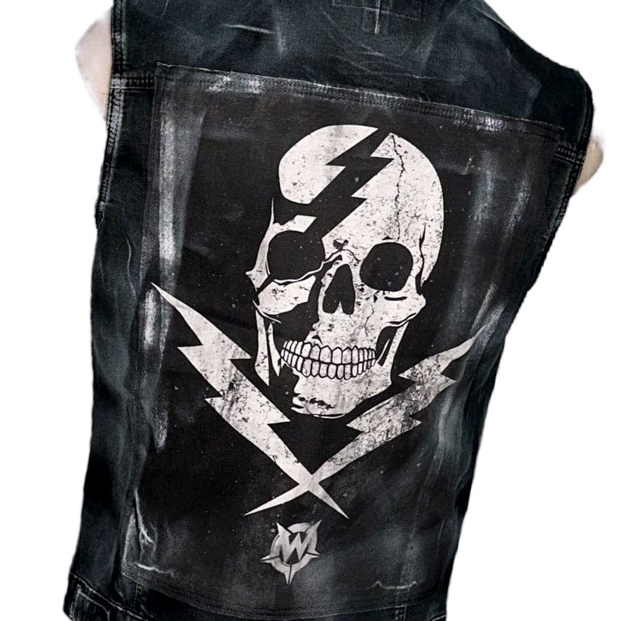 Custom Chop Shop Jacket Wornstar Custom Vest - Thunderstruck