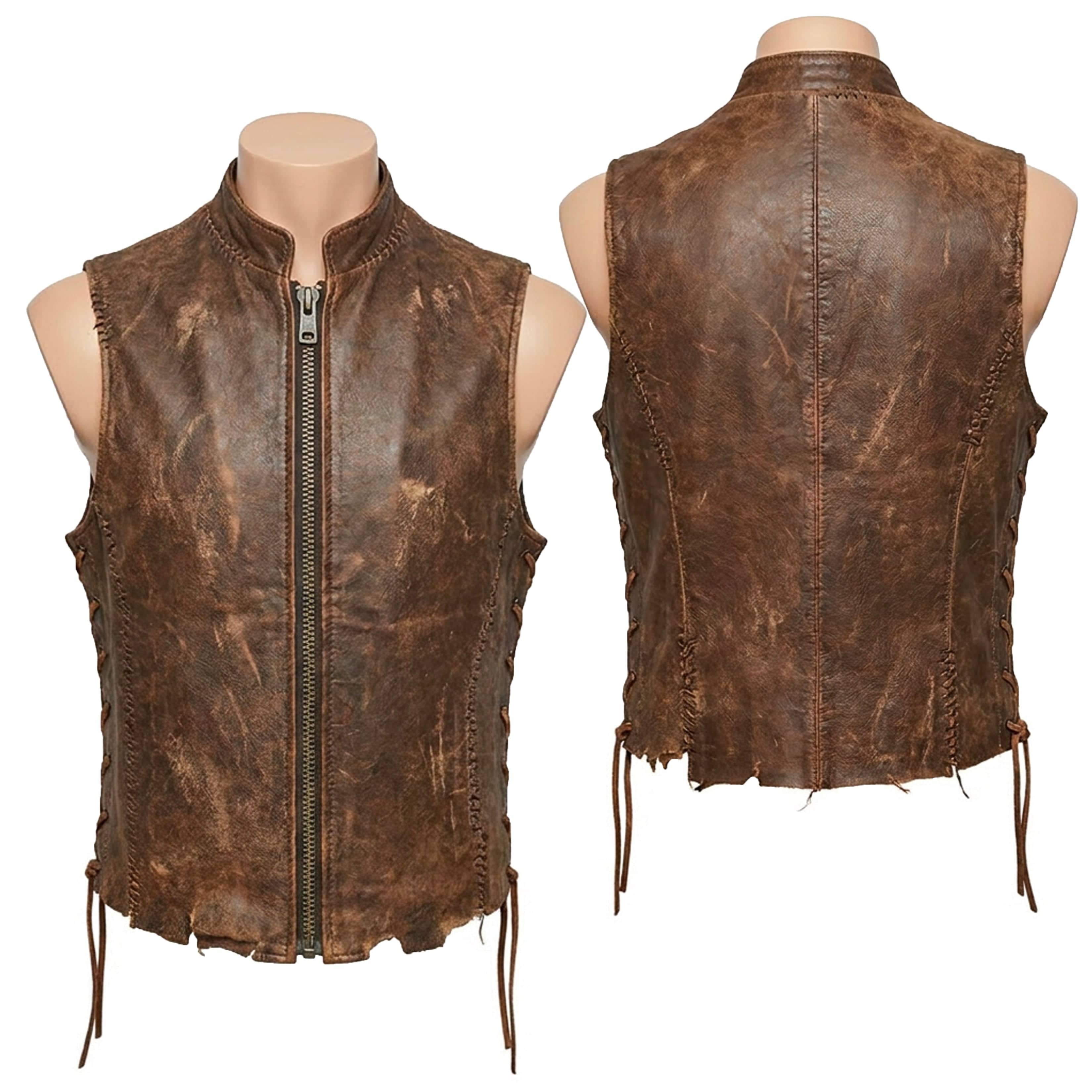 Custom Chop Shop Jacket Wornstar Custom Vest - Tierra