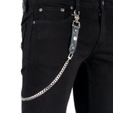 Custom Chop Shop Accessory Wornstar Custom Wallet Chain - Handmade Leather Top with Metal Chain - WSCJWC25-004