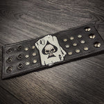 Custom Chop Shop Accessory Wornstar Custom - Wristband Leather Cuff - Ace