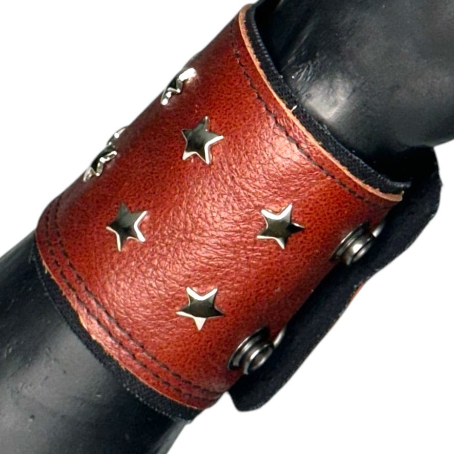 Custom Chop Shop Accessory Wornstar Custom - Wristband Leather Cuff - Brown - Duplex