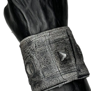 Custom Chop Shop Accessory Wornstar Custom - Wristband Leather Cuff - Ready to Ship - Sandstorm