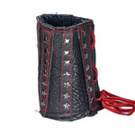 Custom Chop Shop Accessory Wornstar Custom - Wristband Leather Cuff - Stars and Scars