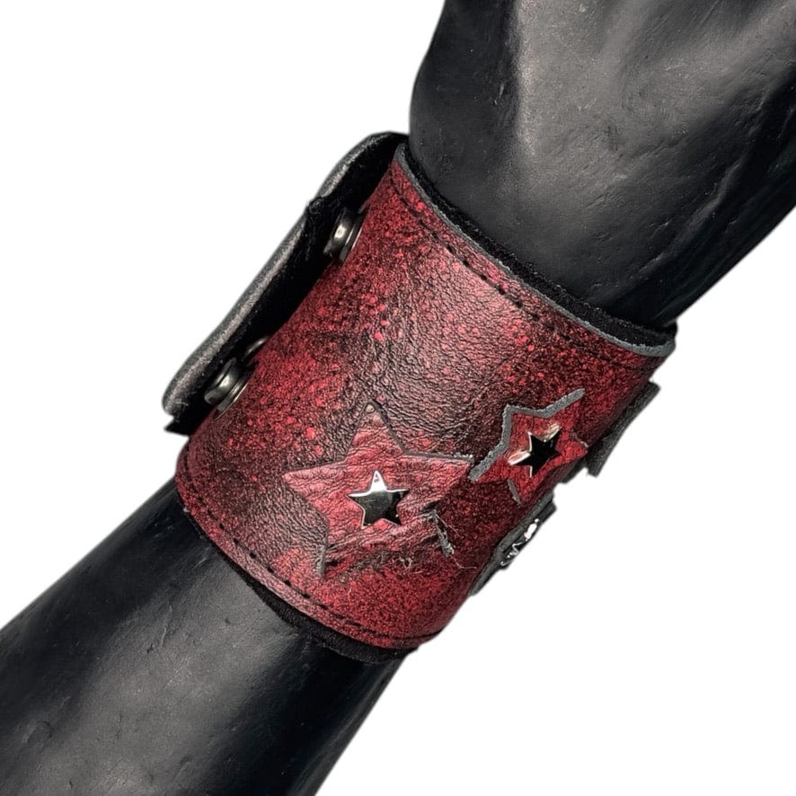 Custom Chop Shop Accessory Wornstar Custom - Wristband Leather Cuff - Stellar