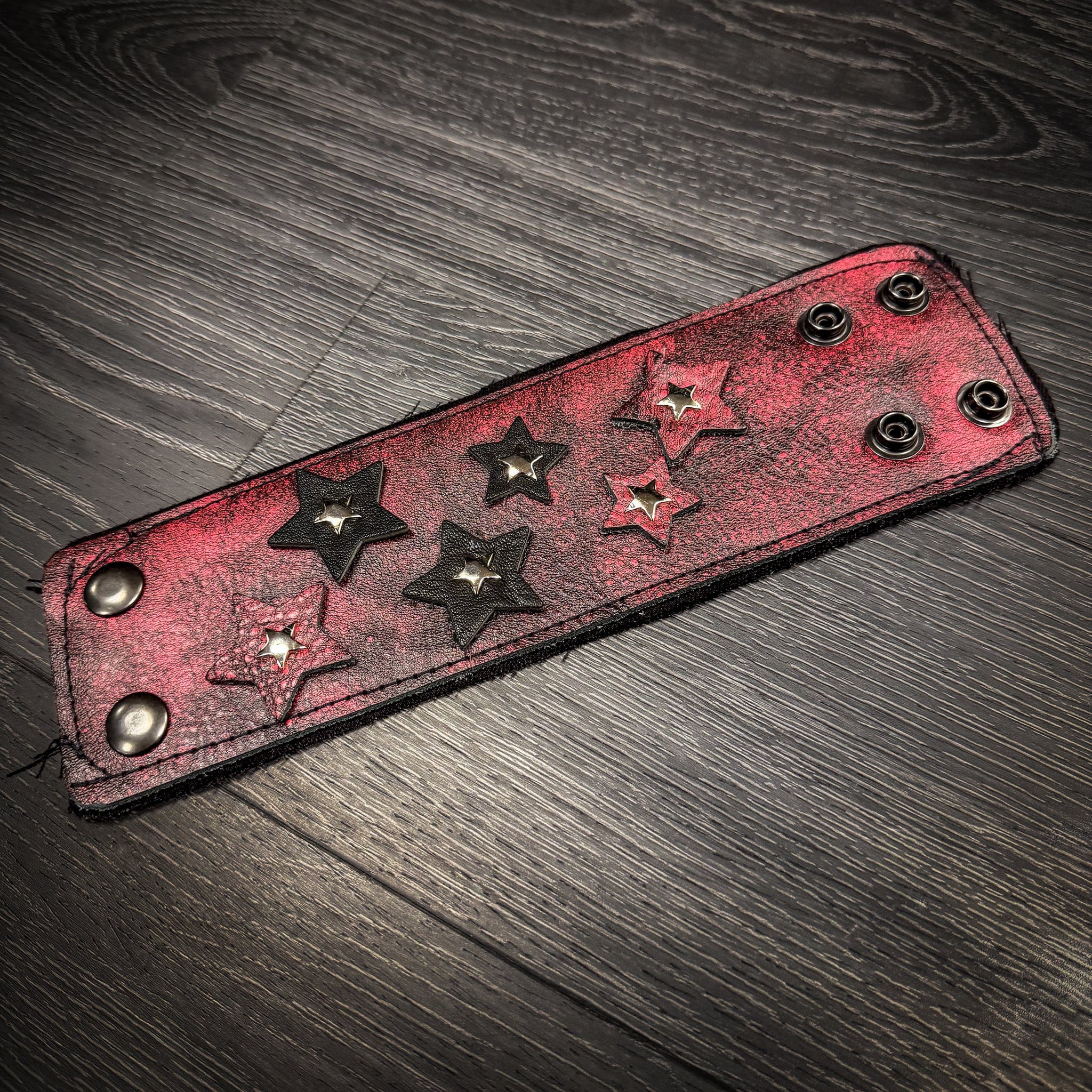 Custom Chop Shop Accessory Wornstar Custom - Wristband Leather Cuff - Stellar