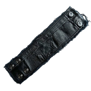 Custom Chop Shop Accessory Wornstar Custom - Wristband Leather Cuff - Void - Ready to ship