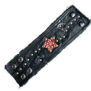 Custom Chop Shop Accessory Wornstar Custom - Wristband Leather Cuff - Willow - Ready to ship