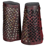 Custom Chop Shop Accessory Wornstar Custom - Wristband Leather Cuffs - Set of Two Gauntlets