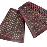 Custom Chop Shop Accessory Wornstar Custom - Wristband Leather Cuffs - Set of Two Gauntlets