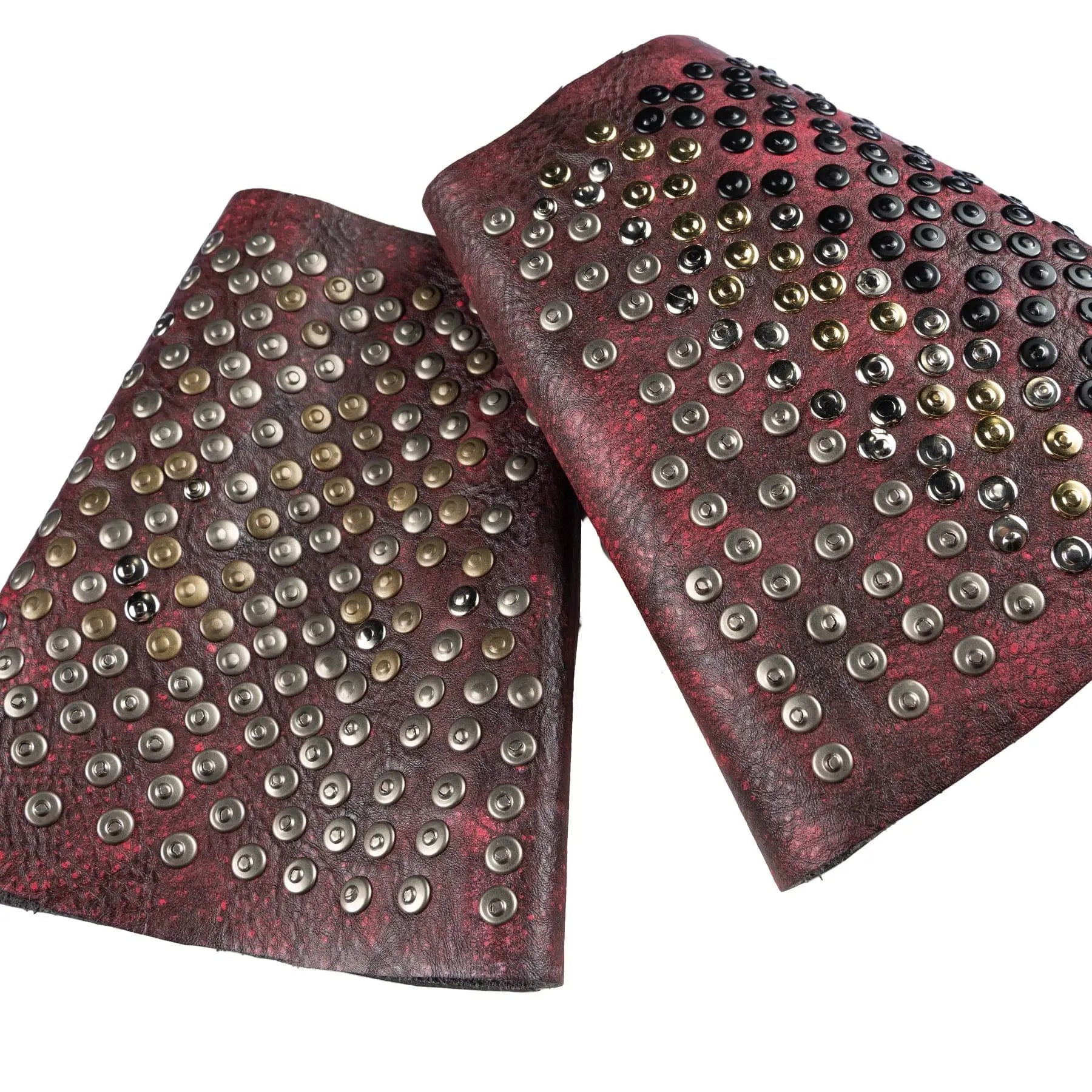 Custom Chop Shop Accessory Wornstar Custom - Wristband Leather Cuffs - Set of Two Gauntlets