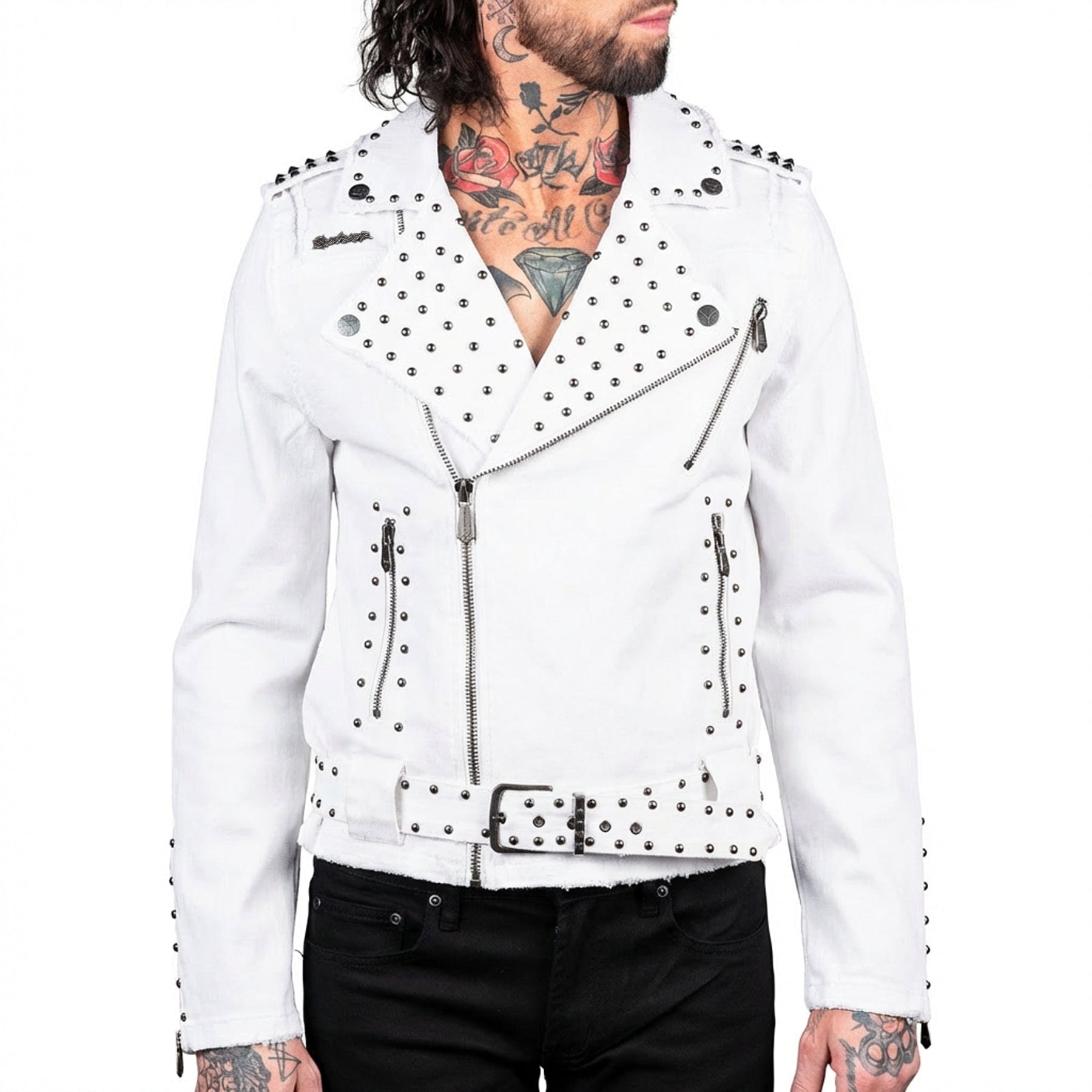 Custom Chop Shop Jacket Wrathchild Jacket - White - Sample