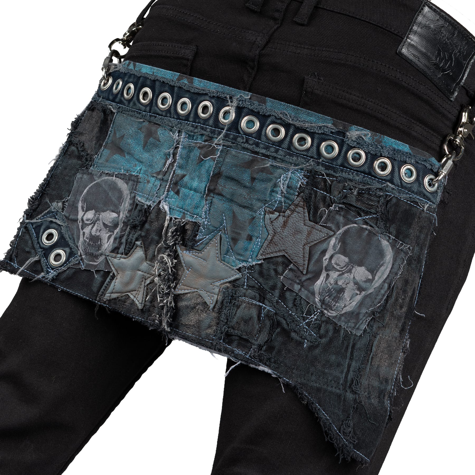 Custom Gallery Accessory Wornstar Custom Belt Flair - Ready to Ship - One of a Kind - 013