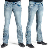 Essentials Collection Pants Hellraiser Side Button Jeans - Classic Blue