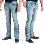 Essentials Collection Pants Hellraiser Side Button Jeans - Classic Blue