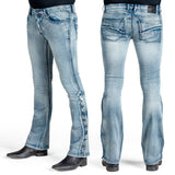 Essentials Collection Pants Hellraiser Side Button Jeans - Classic Blue