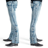 Essentials Collection Pants Hellraiser Side Button Jeans - Classic Blue