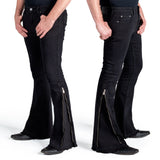 Essentials Collection Pants Hellraiser Side Zipper Jeans - Black