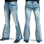 Essentials Collection Pants Hellraiser Side Zipper Jeans - Classic Blue