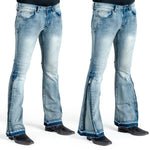 Essentials Collection Pants Hellraiser Side Zipper Jeans - Classic Blue