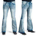 Essentials Collection Pants Hellraiser Side Zipper Jeans - Classic Blue