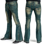 Essentials Collection Pants Hellraiser Side Zipper Jeans - Vintage Blue