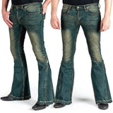 Essentials Collection Pants Hellraiser Side Zipper Jeans - Vintage Blue