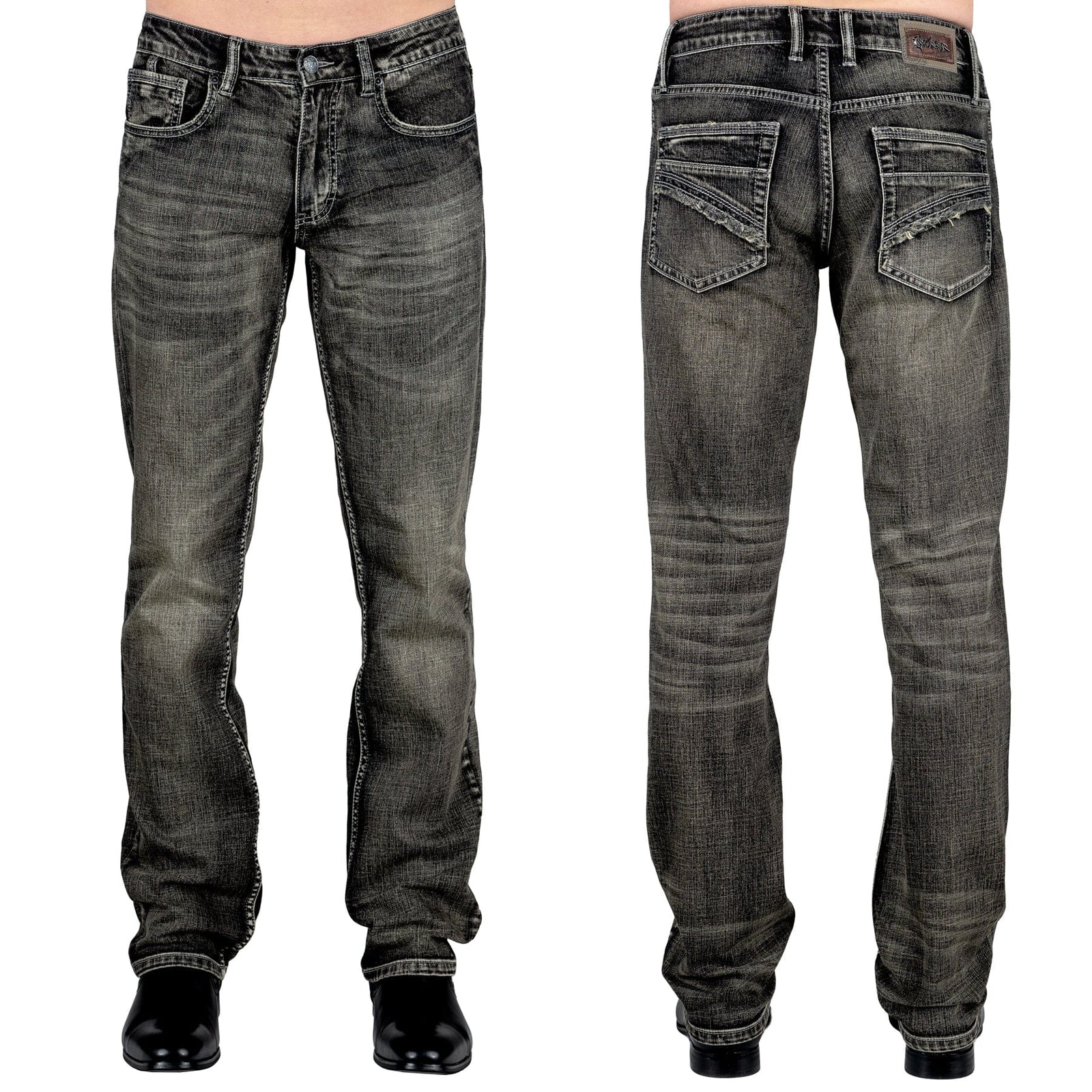 Wornstar Clothing Mens Jeans. Trailblazer Denim Pants - Vintage Black