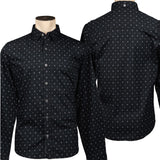 Rocknrolla Collection Button Down Rocknrolla Shirt - Charcoal Skull Pattern