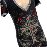 Sirens Collection T-Shirt Believe V-Neck Tee