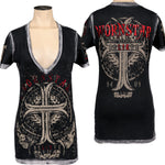 Sirens Collection T-Shirt Believe V-Neck Tee